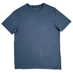 Legend Active Training Tee Short Men’s Medium Navy Blue Short Sleeve Performance